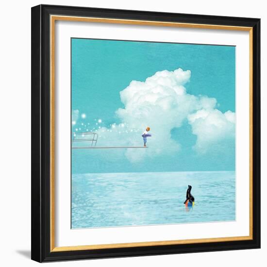 High Dive-Nancy Tillman-Framed Premium Giclee Print