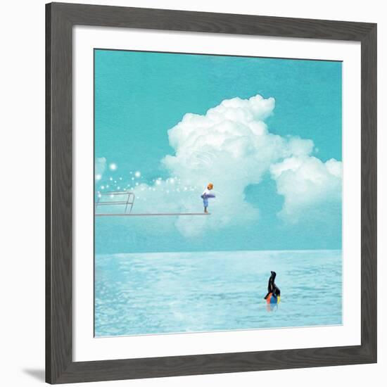 High Dive-Nancy Tillman-Framed Art Print