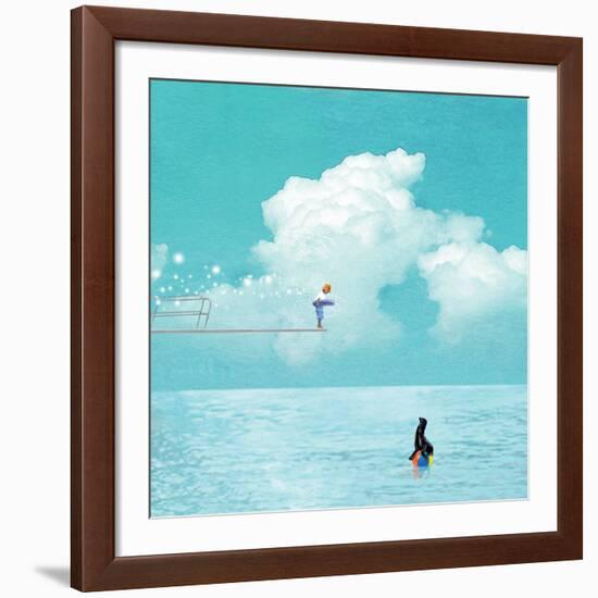 High Dive-Nancy Tillman-Framed Giclee Print