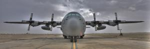 High Dynamic Range Image of a US Air Force C-130 Herucles