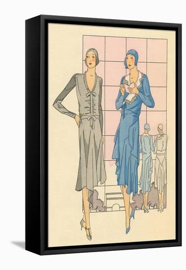 High Fashion Flappers-null-Framed Stretched Canvas