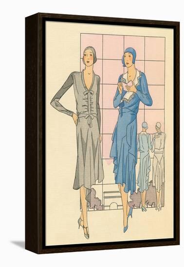 High Fashion Flappers-null-Framed Stretched Canvas