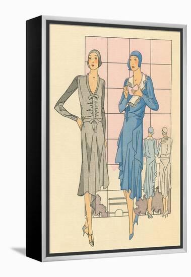 High Fashion Flappers-null-Framed Stretched Canvas