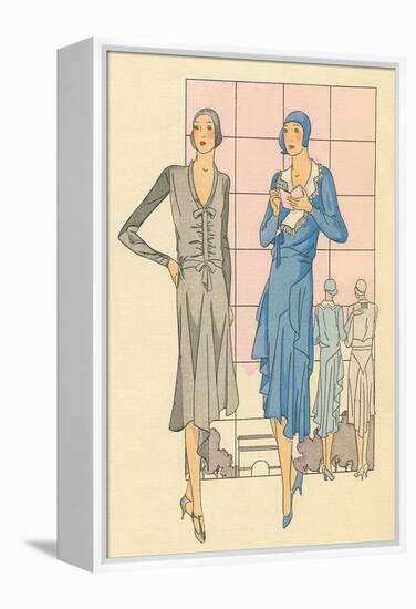 High Fashion Flappers-null-Framed Stretched Canvas