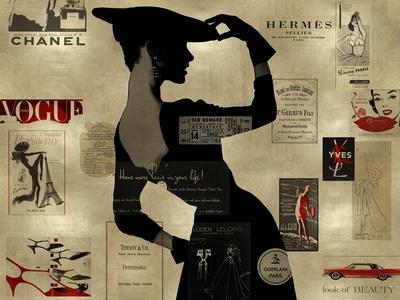 'High Fashion on Gold II' Art Print - Amanda Pearson | Art.com