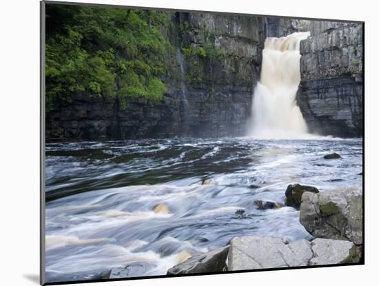 High Force on the River Tees Near the Village of Middleton-In-Teesdale, County Durham, England, UK-Ruth Tomlinson-Mounted Photographic Print