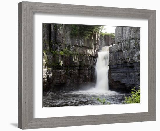 High Force Waterfall, 70 Feet (21 M) High, Upper Teesdale, County Durham, England, United Kingdom, -Nick Servian-Framed Photographic Print