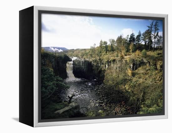 High Force Waterfall, the Pennine Way, River Tees, Teesdale, County Durham, England-David Hughes-Framed Premier Image Canvas