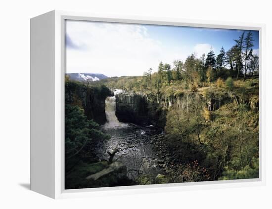 High Force Waterfall, the Pennine Way, River Tees, Teesdale, County Durham, England-David Hughes-Framed Premier Image Canvas