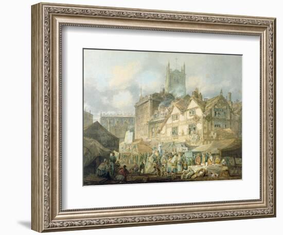 High Green, Queen Square, Wolverhampton, 1795-J. M. W. Turner-Framed Giclee Print