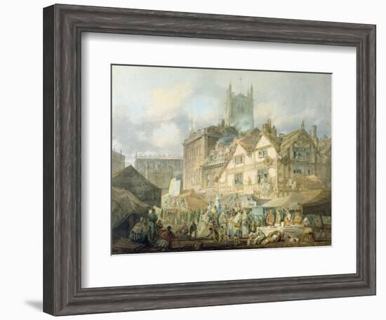 High Green, Queen Square, Wolverhampton, 1795-J. M. W. Turner-Framed Giclee Print