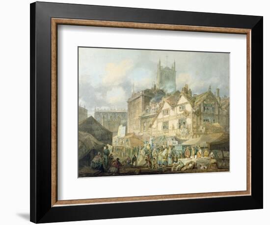 High Green, Queen Square, Wolverhampton, 1795-J. M. W. Turner-Framed Giclee Print