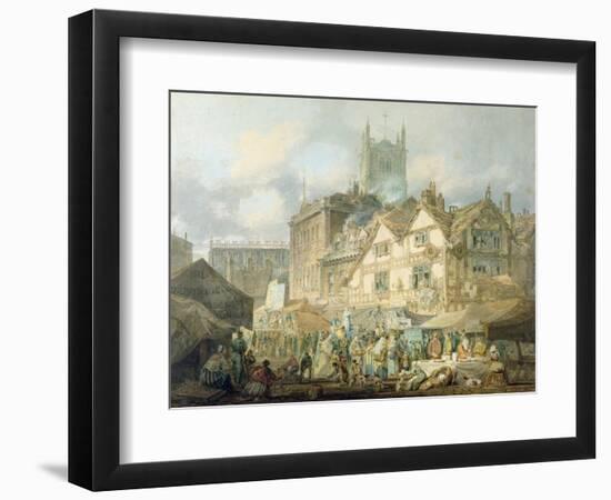 High Green, Queen Square, Wolverhampton, 1795-J. M. W. Turner-Framed Giclee Print