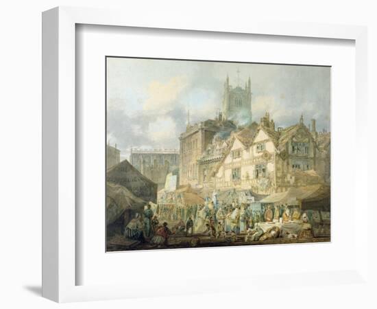 High Green, Queen Square, Wolverhampton, 1795-J. M. W. Turner-Framed Giclee Print