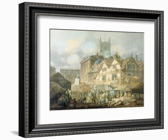 High Green, Queen Square, Wolverhampton, 1795-J. M. W. Turner-Framed Giclee Print