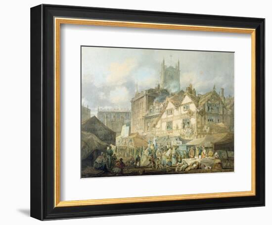 High Green, Queen Square, Wolverhampton, 1795-J. M. W. Turner-Framed Giclee Print