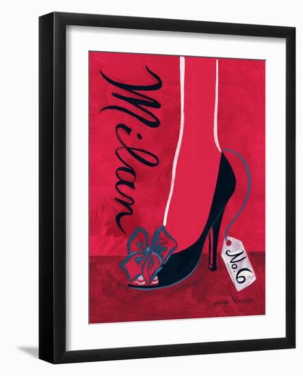 High Heels Milan-Jennifer Matla-Framed Art Print