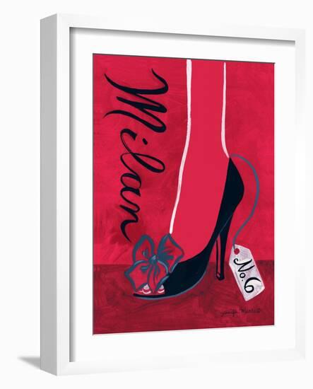 High Heels Milan-Jennifer Matla-Framed Art Print