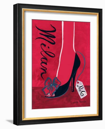 High Heels Milan-Jennifer Matla-Framed Art Print