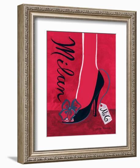 High Heels Milan-Jennifer Matla-Framed Art Print