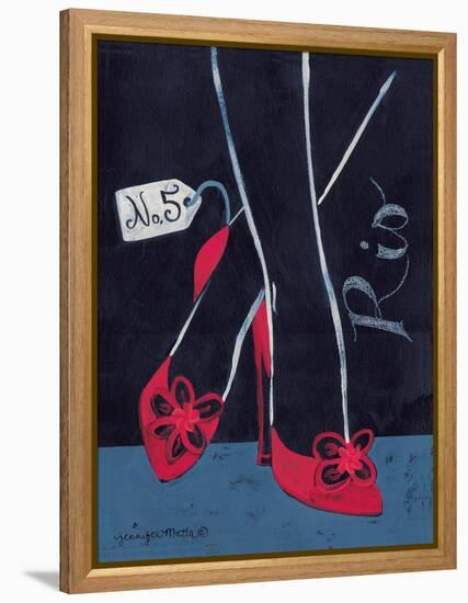 High Heels Rio-Jennifer Matla-Framed Stretched Canvas