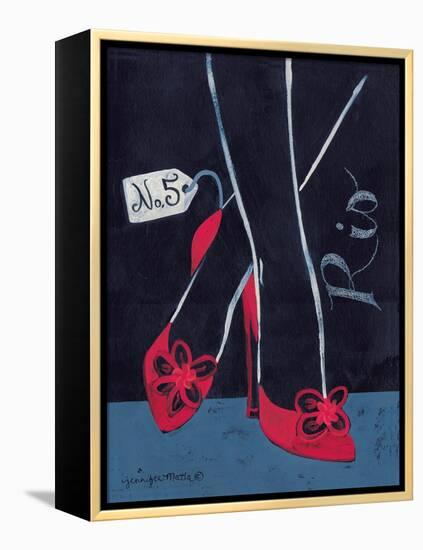 High Heels Rio-Jennifer Matla-Framed Stretched Canvas