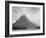 High Lone Mountain Peak Lake In Foreground "Two Medicine Lake. Glacier NP" Montana. 1933-1942-Ansel Adams-Framed Art Print