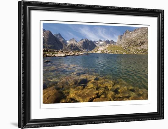 High Mountain Fishing-Donald Paulson-Framed Giclee Print