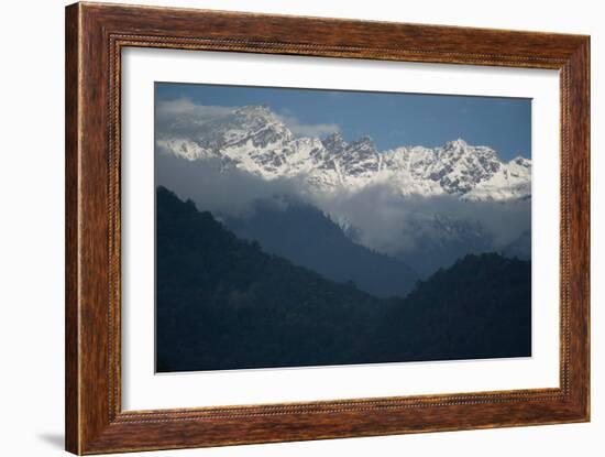 High Mountains, Bhutan (Photo)-null-Framed Giclee Print