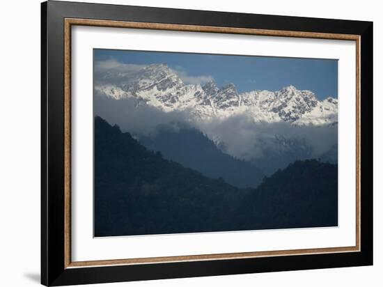 High Mountains, Bhutan (Photo)-null-Framed Giclee Print