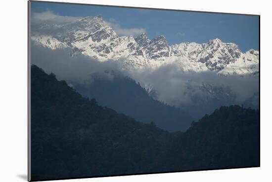 High Mountains, Bhutan (Photo)-null-Mounted Giclee Print