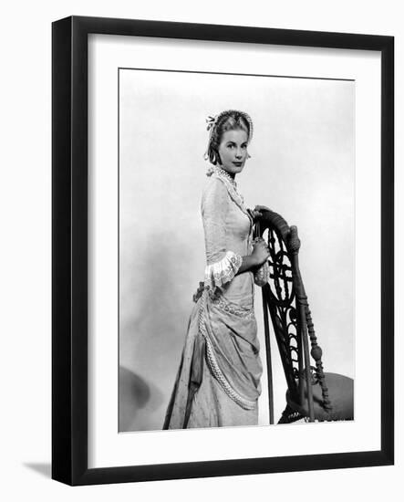 HIGH NOON, 1952 directed by FRED ZINNEMANN Grace Kelly (b/w photo)-null-Framed Photo