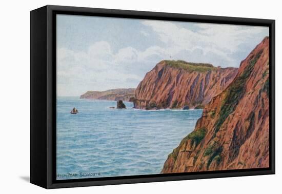 High Peak, Sidmouth-Alfred Robert Quinton-Framed Premier Image Canvas