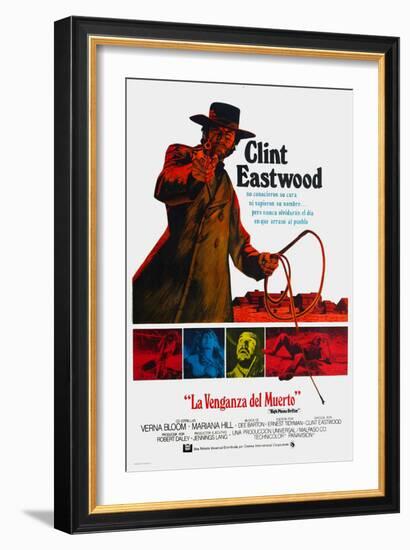 High Plains Drifter, (AKA La Venganza Del Muerto), 1973-null-Framed Giclee Print