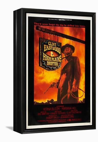 High Plains Drifter-null-Framed Stretched Canvas