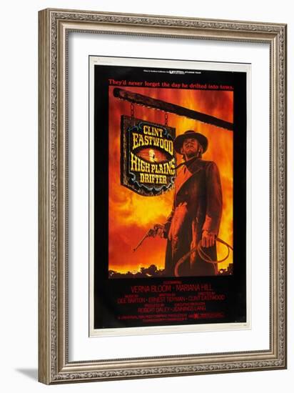 High Plains Drifter-null-Framed Art Print