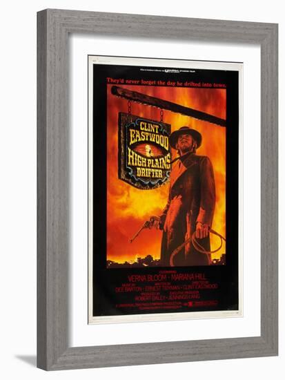 High Plains Drifter-null-Framed Art Print