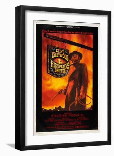 High Plains Drifter-null-Framed Art Print