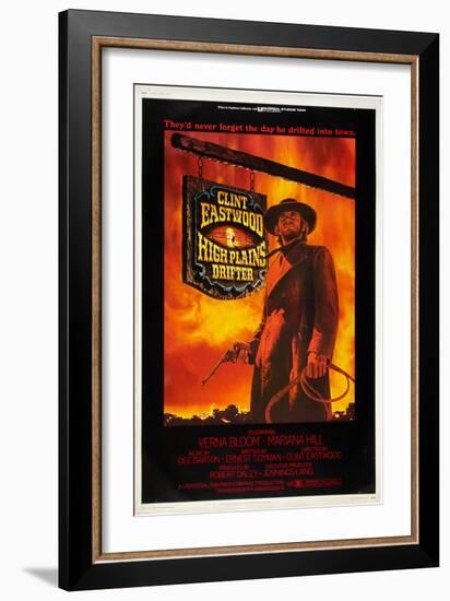 High Plains Drifter-null-Framed Art Print