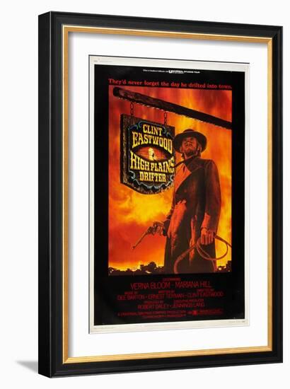 High Plains Drifter-null-Framed Art Print