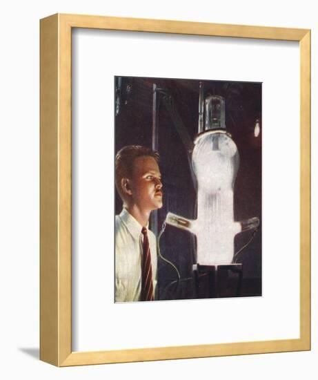 High power grid-glow tube, 1938-Unknown-Framed Giclee Print