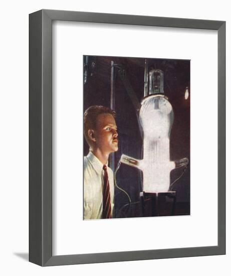 High power grid-glow tube, 1938-Unknown-Framed Giclee Print