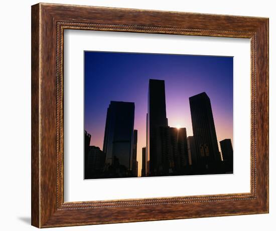 High Rise Buildings LA CA-Gary Conner-Framed Photographic Print