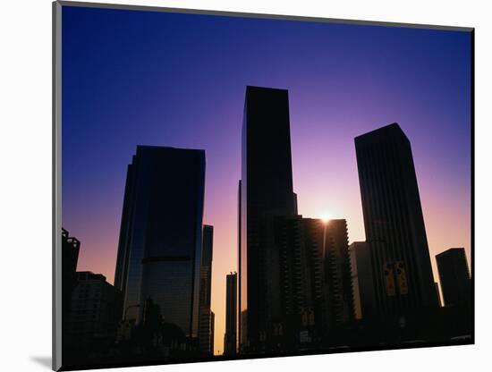 High Rise Buildings LA CA-Gary Conner-Mounted Photographic Print