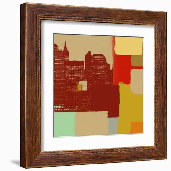 High Rise Buildings-Yashna-Framed Art Print