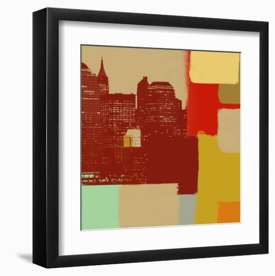 High Rise Buildings-Yashna-Framed Art Print