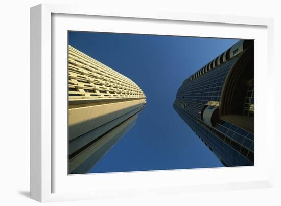 High-rise towers in the heart of Abu Dhabi-Werner Forman-Framed Giclee Print