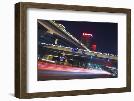 High-Rises and Flyovers in Chaoyang.-Jon Hicks-Framed Photographic Print