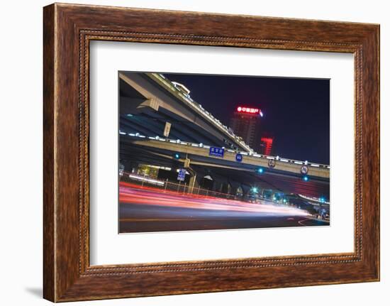 High-Rises and Flyovers in Chaoyang.-Jon Hicks-Framed Photographic Print