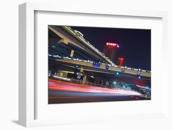 High-Rises and Flyovers in Chaoyang.-Jon Hicks-Framed Photographic Print